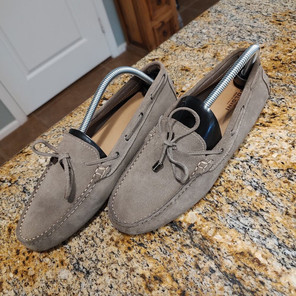 Soldini Women's Suede Loafers Size 10.5 or 42 #20473 Made in Italy